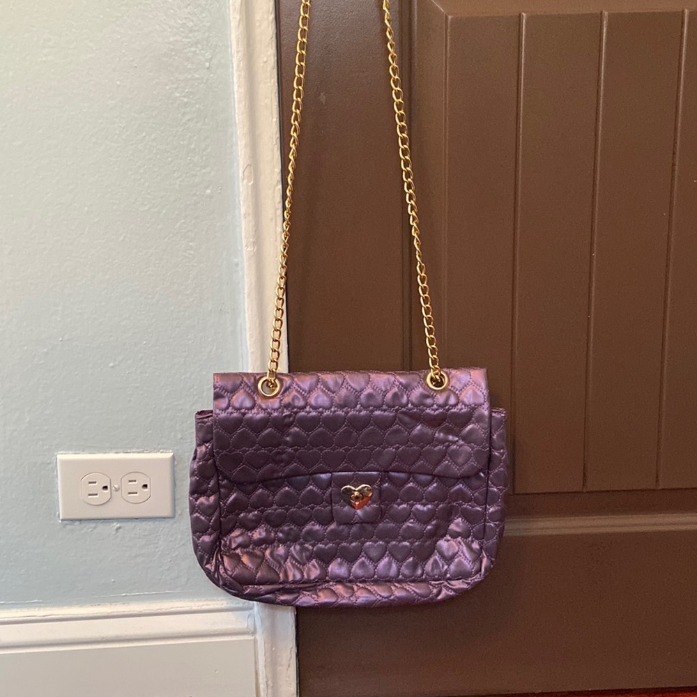 purple bag. cute for going out. more pics available upon request